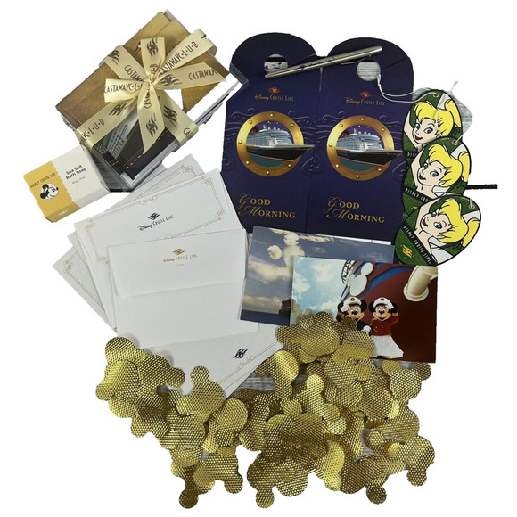 Disney Cruise Line Other - Disney Cruise Line DCL Gift Set Stationary Ink Pen Soap Postcards Golden Mickeys